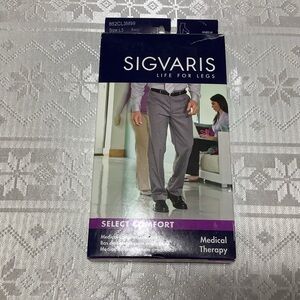 Sigvaris Medical Therapy Compression Socks Men’s Size L3 Black